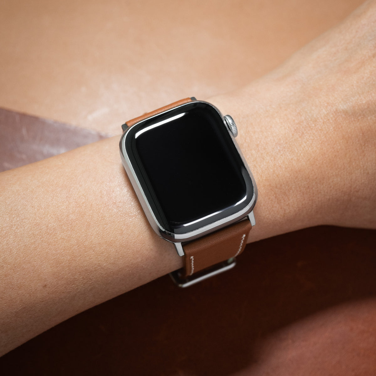 Custom Watch Strap for Apple Watch - Hermès Style - Nomad Watch Works MY