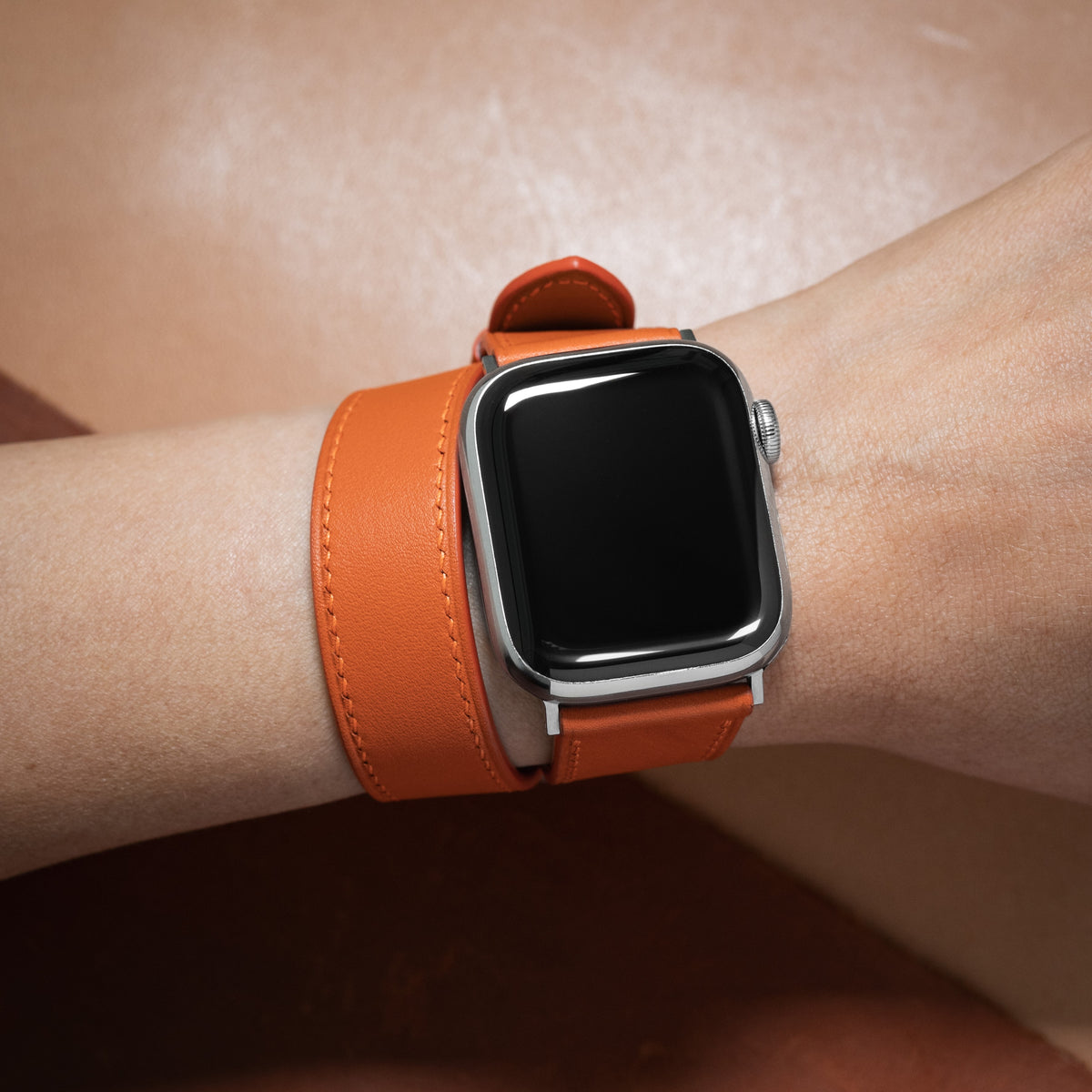 Custom Watch Strap for Apple Watch - Hermès Style - Nomad Watch Works MY