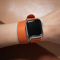 Custom Watch Strap for Apple Watch - Hermès Style - Nomad Watch Works MY
