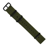 Premium Nato Strap in Olive - Nomad Watch Works MY
