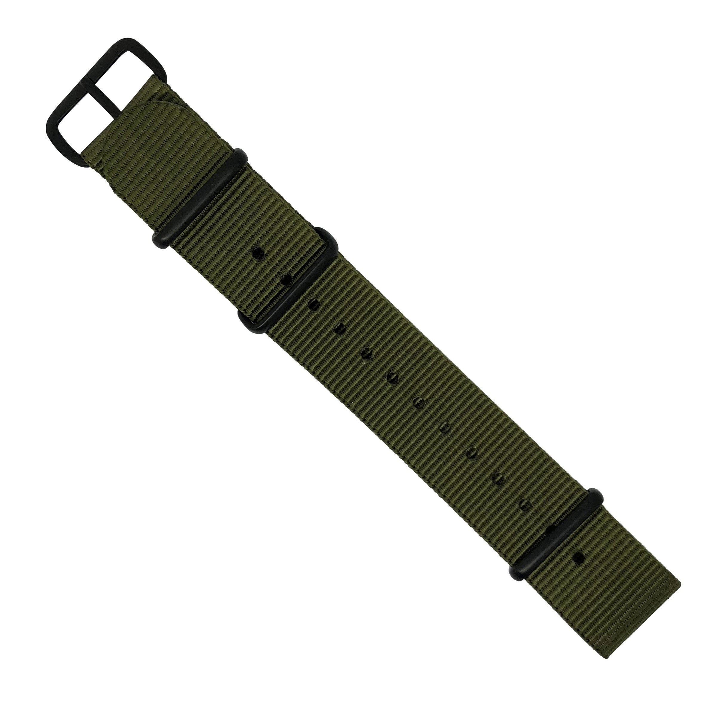 Premium Nato Strap in Olive - Nomad Watch Works MY