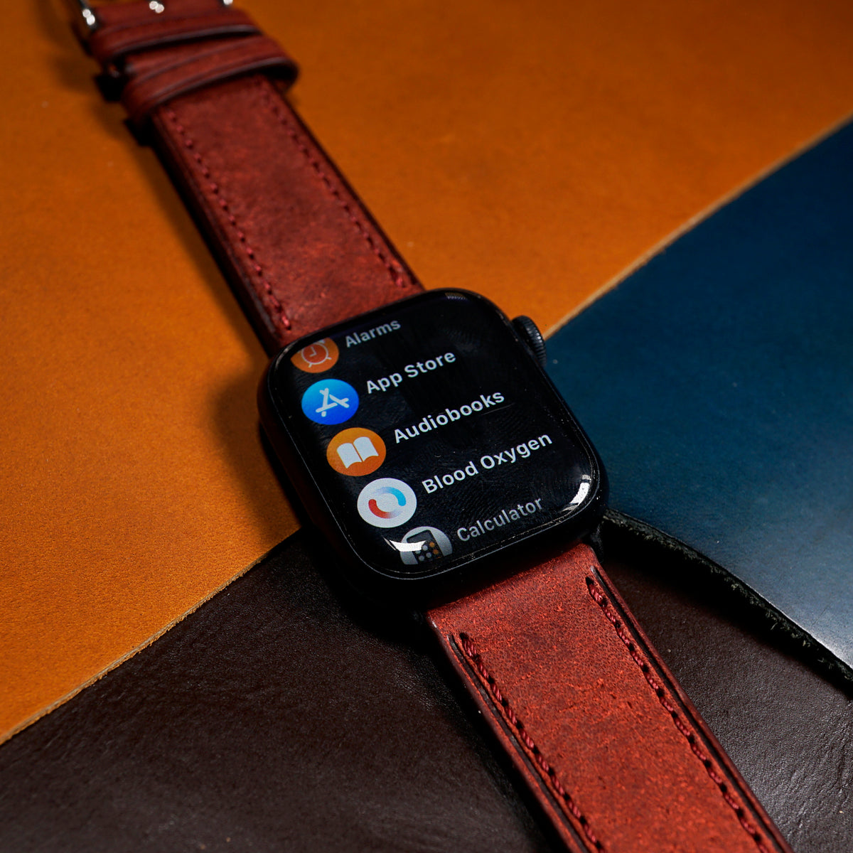 Emery Signature Pueblo Leather Strap in Bordeaux (38, 40, 41mm) - Nomad Watch Works MY