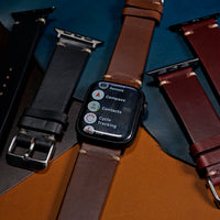 N2W Vintage Horween Leather Strap in Chromexcel® Brown (38, 40, 41mm) - Nomad Watch Works MY