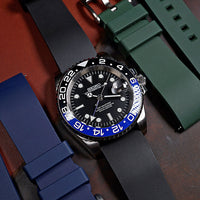 FKM Rubber Strap in Black - Nomad Watch Works MY