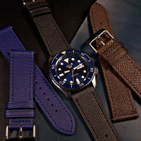 Dress Epsom Leather Strap in Black - Nomad Watch Works MY