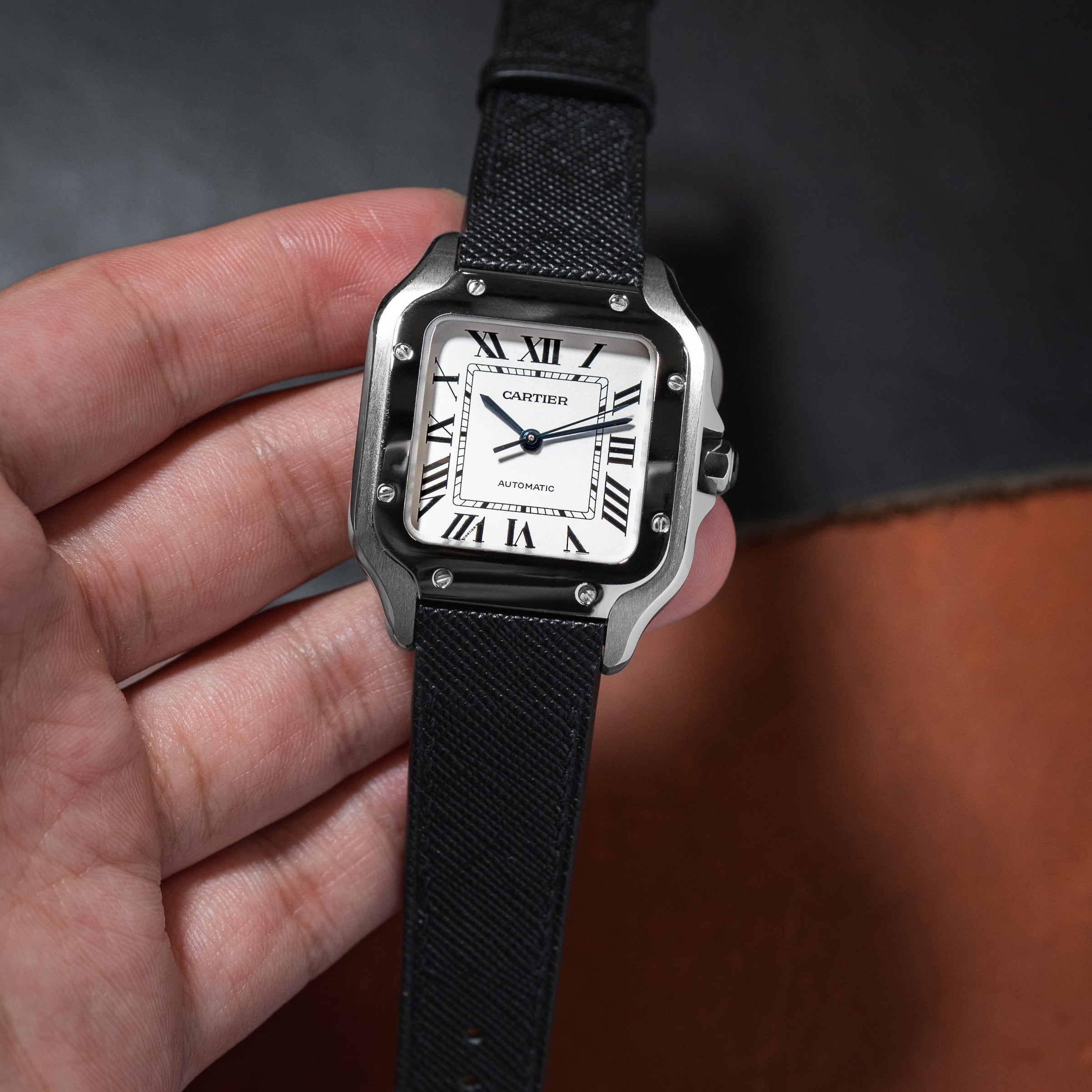 Custom Watch Strap for Cartier Santos de Cartier/ Santos 100 - Nomad Watch Works MY