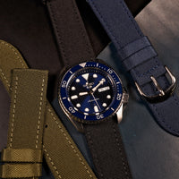 Canvas Watch Strap in Black - Nomad Watch Works MY