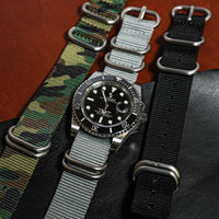 Heavy Duty Zulu Strap in Grey - Nomad Watch Works MY