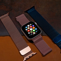 Milanese Mesh Strap in Pink (Apple Watch) - Nomad Watch Works MY