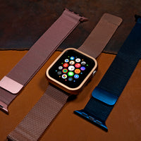 Milanese Mesh Strap in Rose Gold (Apple Watch) - Nomad Watch Works MY