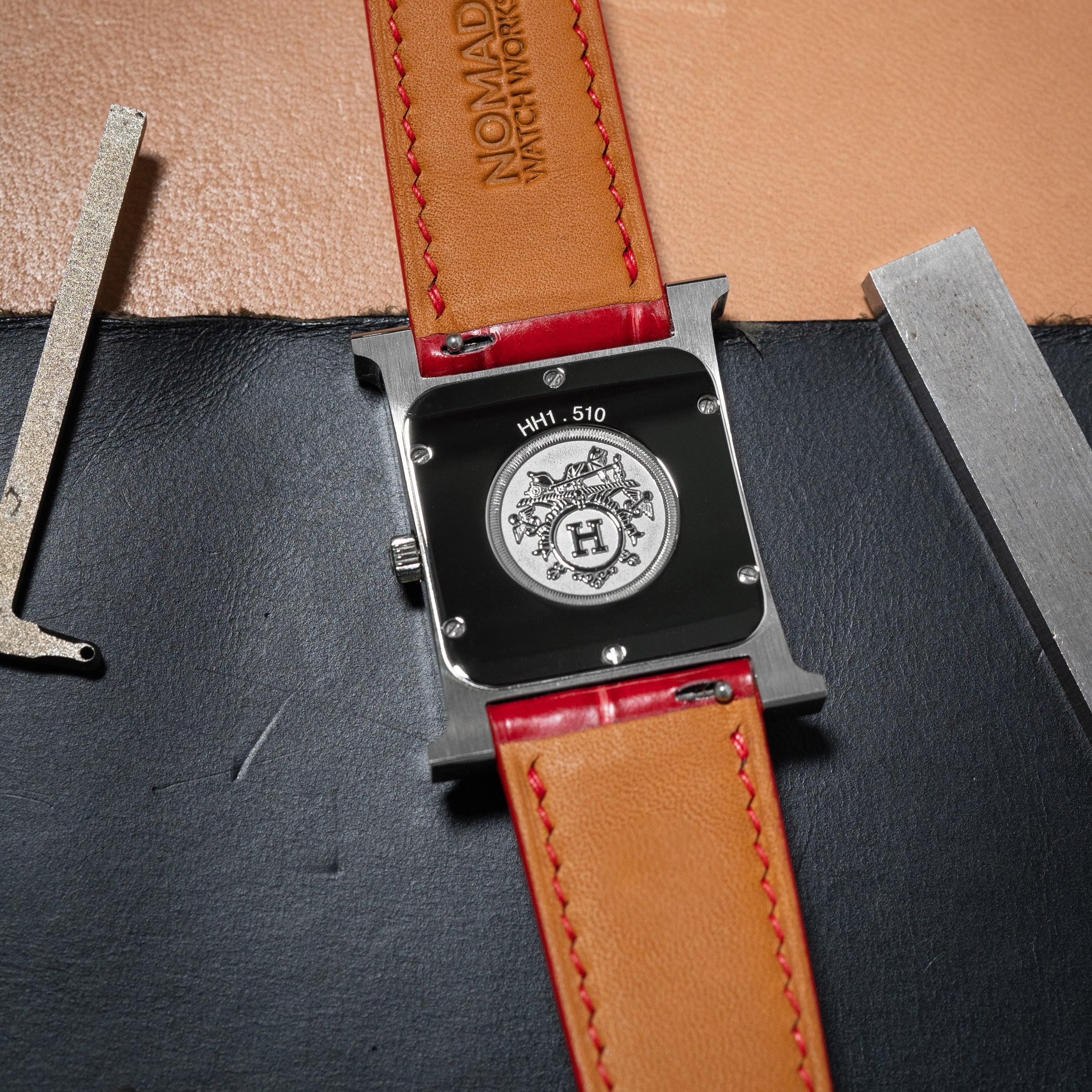 Custom Watch Strap for Hermès Heuer H - Nomad Watch Works MY