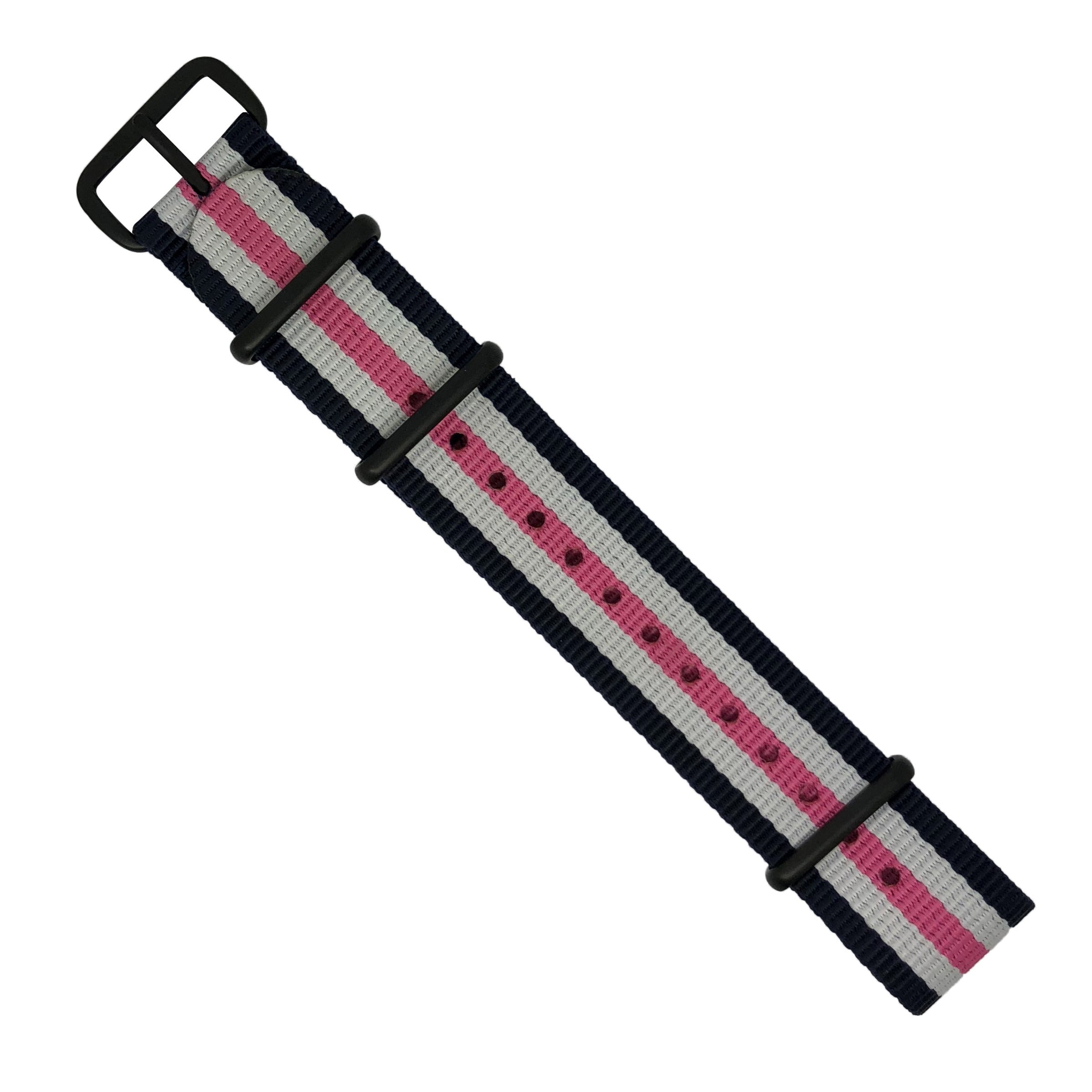 Premium Nato Strap in Regimental Pink - Nomad Watch Works MY