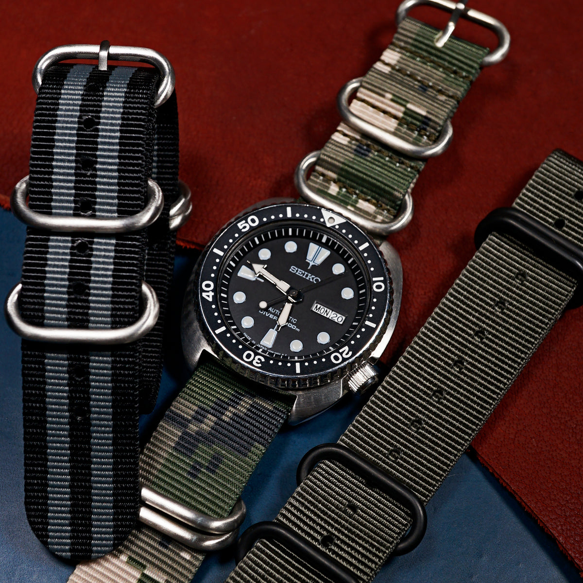 Heavy Duty Zulu Strap in Digital Camo - Nomad Watch Works MY