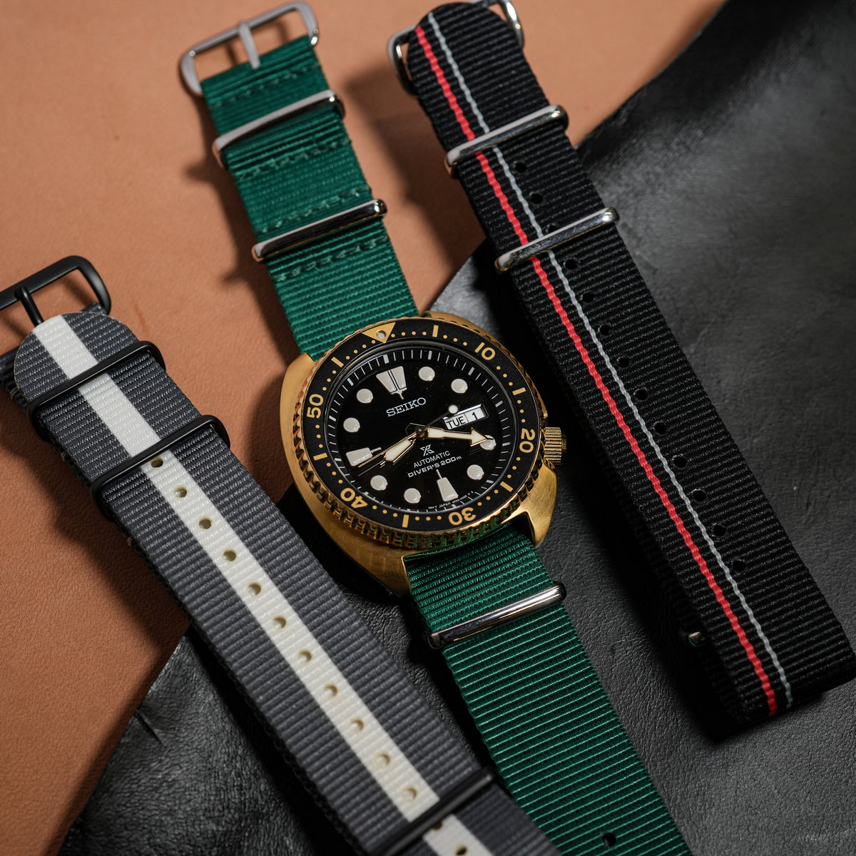 Premium Nato Strap in Forest Green - Nomad Watch Works MY