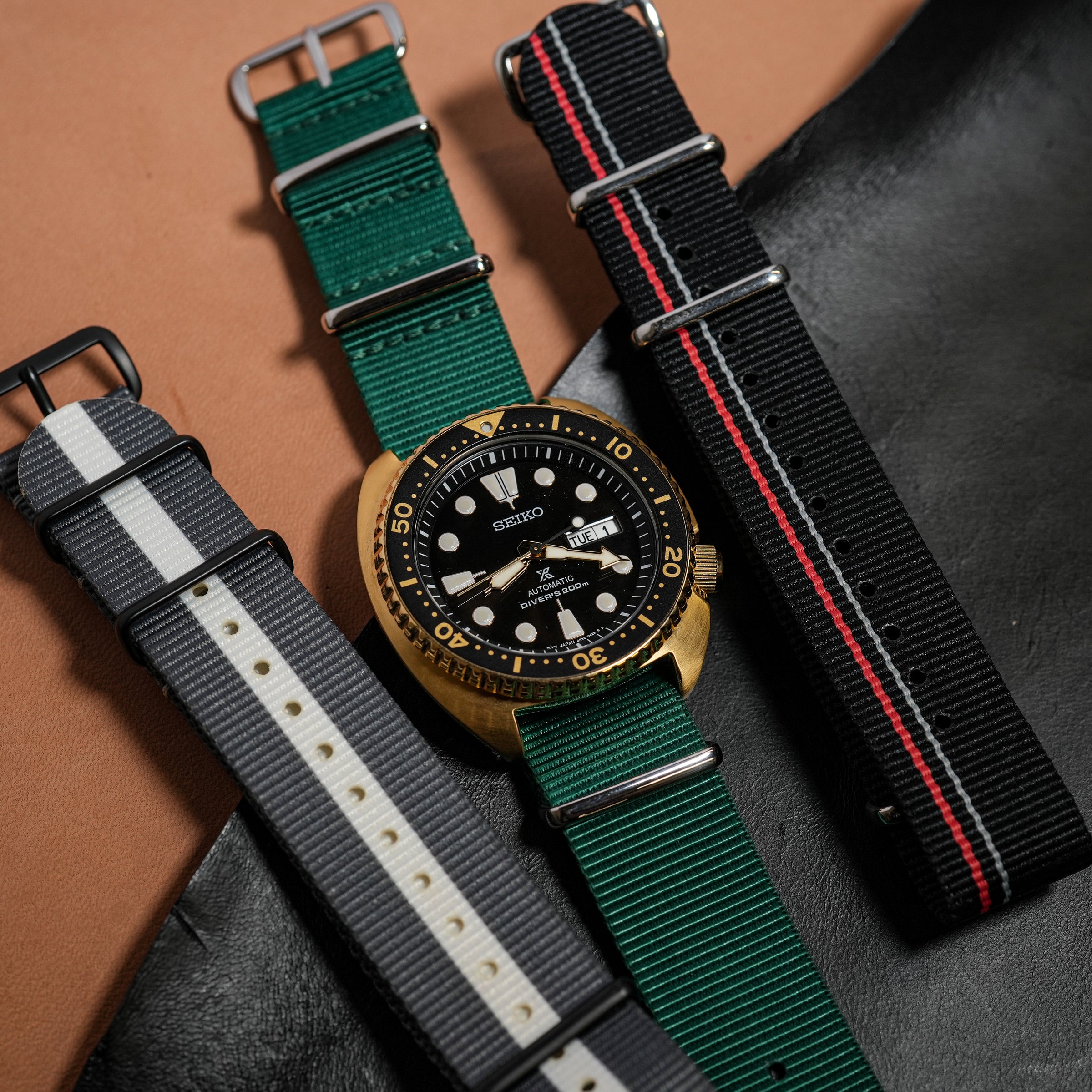 Premium Nato Strap in Forest Green - Nomad Watch Works MY