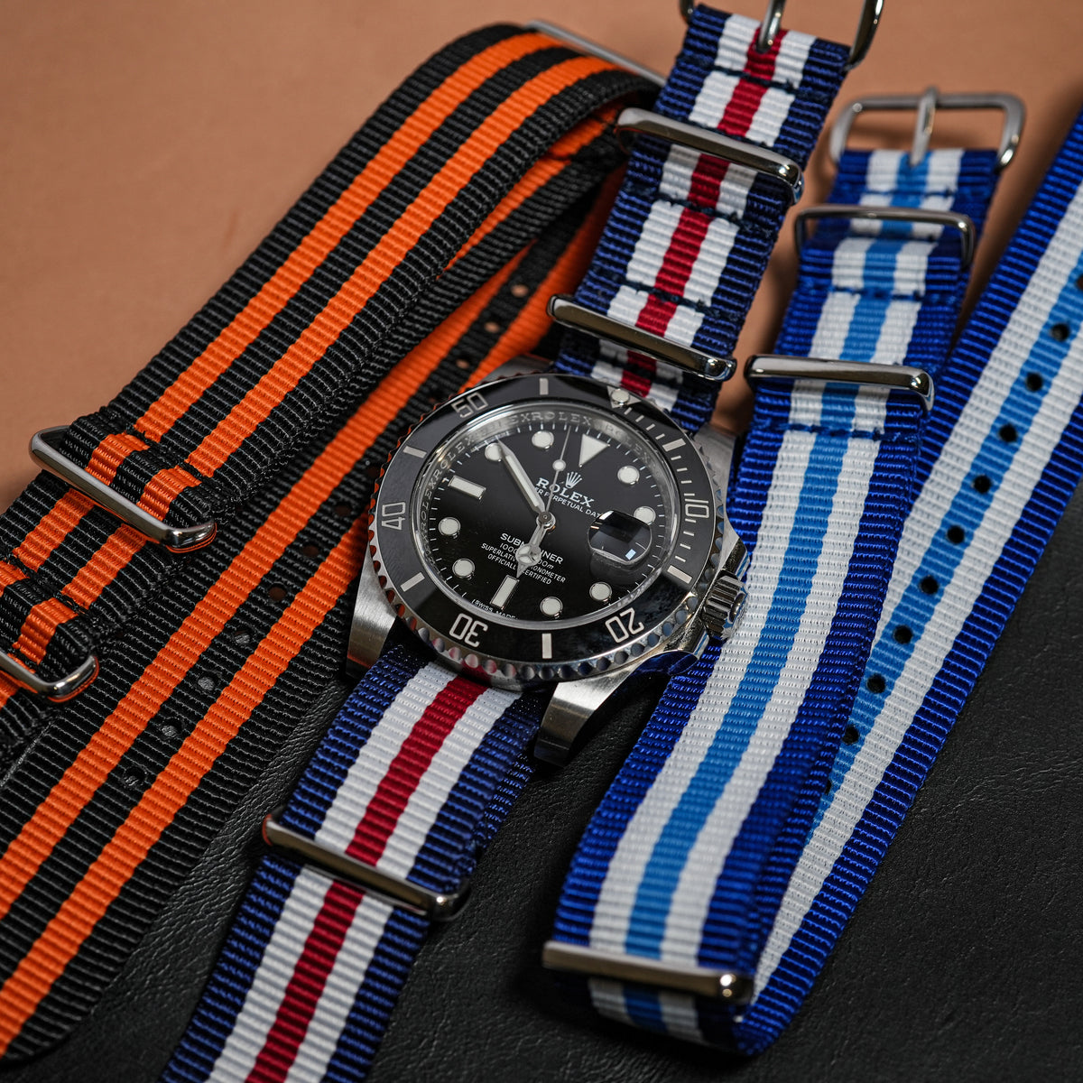 Premium Nato Strap in Regimental - Nomad Watch Works MY