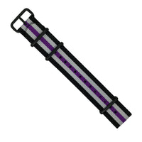 Premium Nato Strap in Regimental Purple - Nomad Watch Works MY