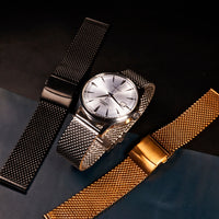 Premium Milanese Mesh Watch Strap in Silver - Nomad Watch Works MY