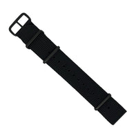 Premium Nato Strap in Black - Nomad Watch Works MY
