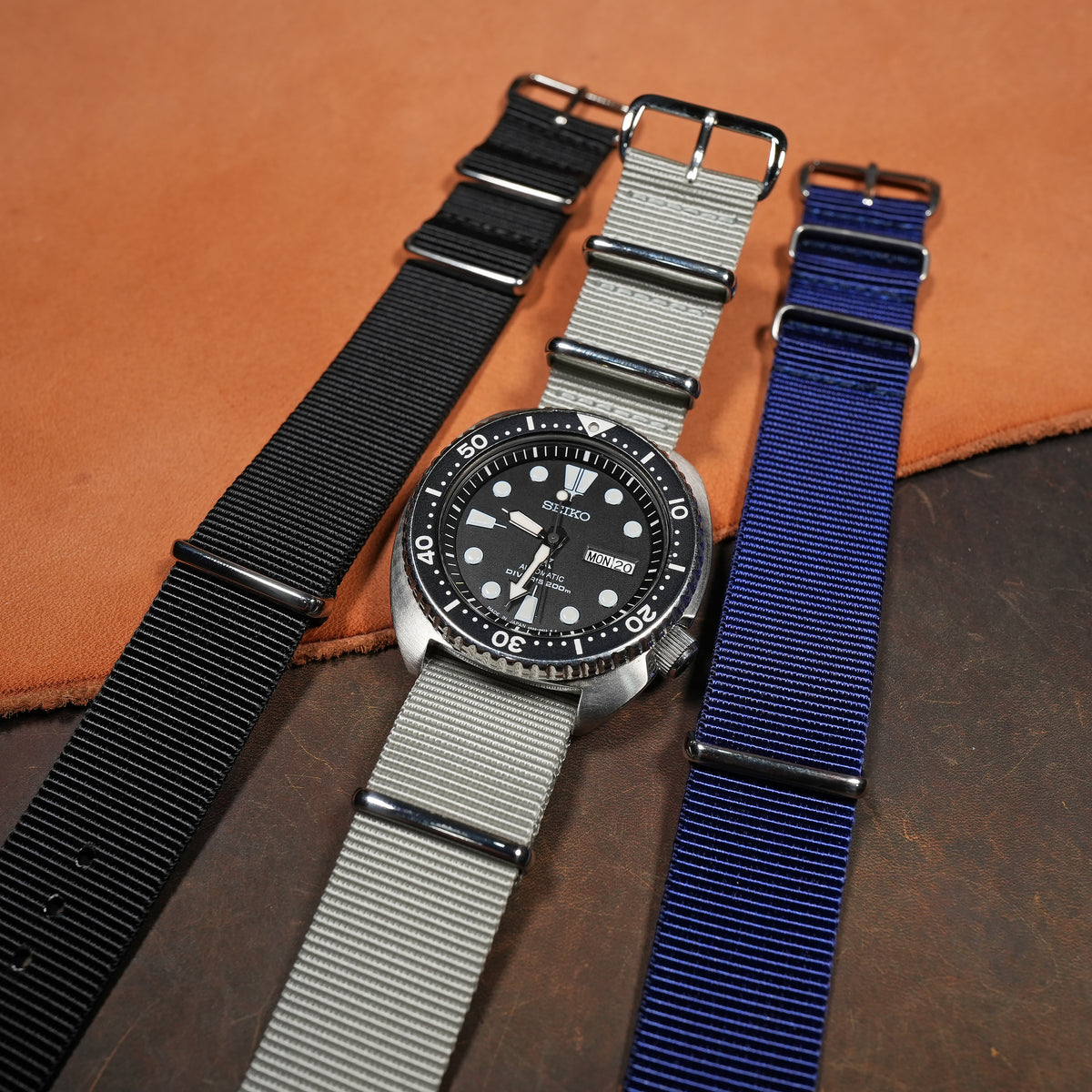 Premium Nato Strap in Grey - Nomad Watch Works MY