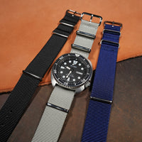 Premium Nato Strap in Grey - Nomad Watch Works MY