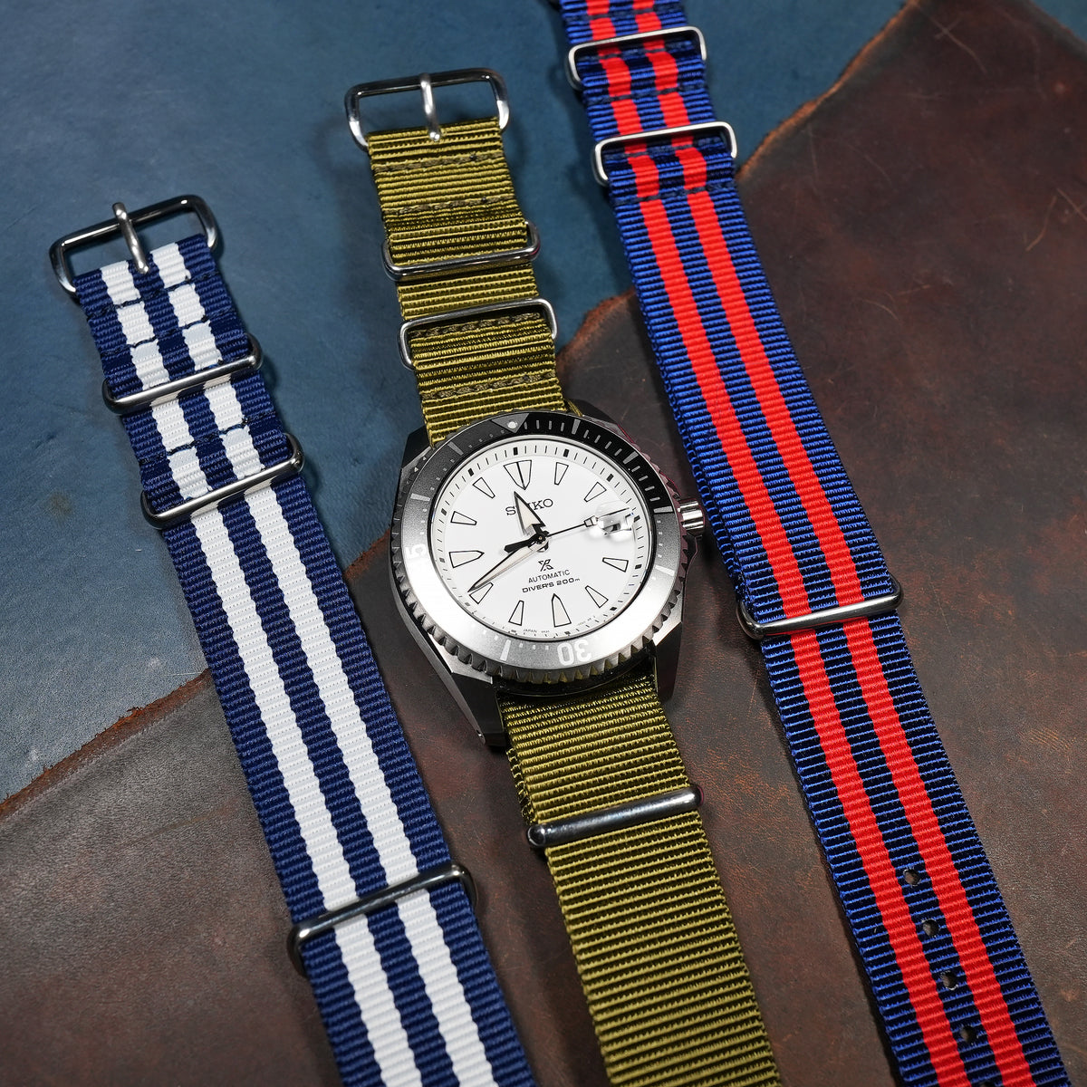 Premium Nato Strap in Olive - Nomad Watch Works MY