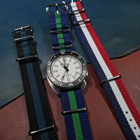 Premium Nato Strap in Navy Green - Nomad Watch Works MY