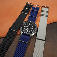 Premium Nato Strap in Navy - Nomad Watch Works MY