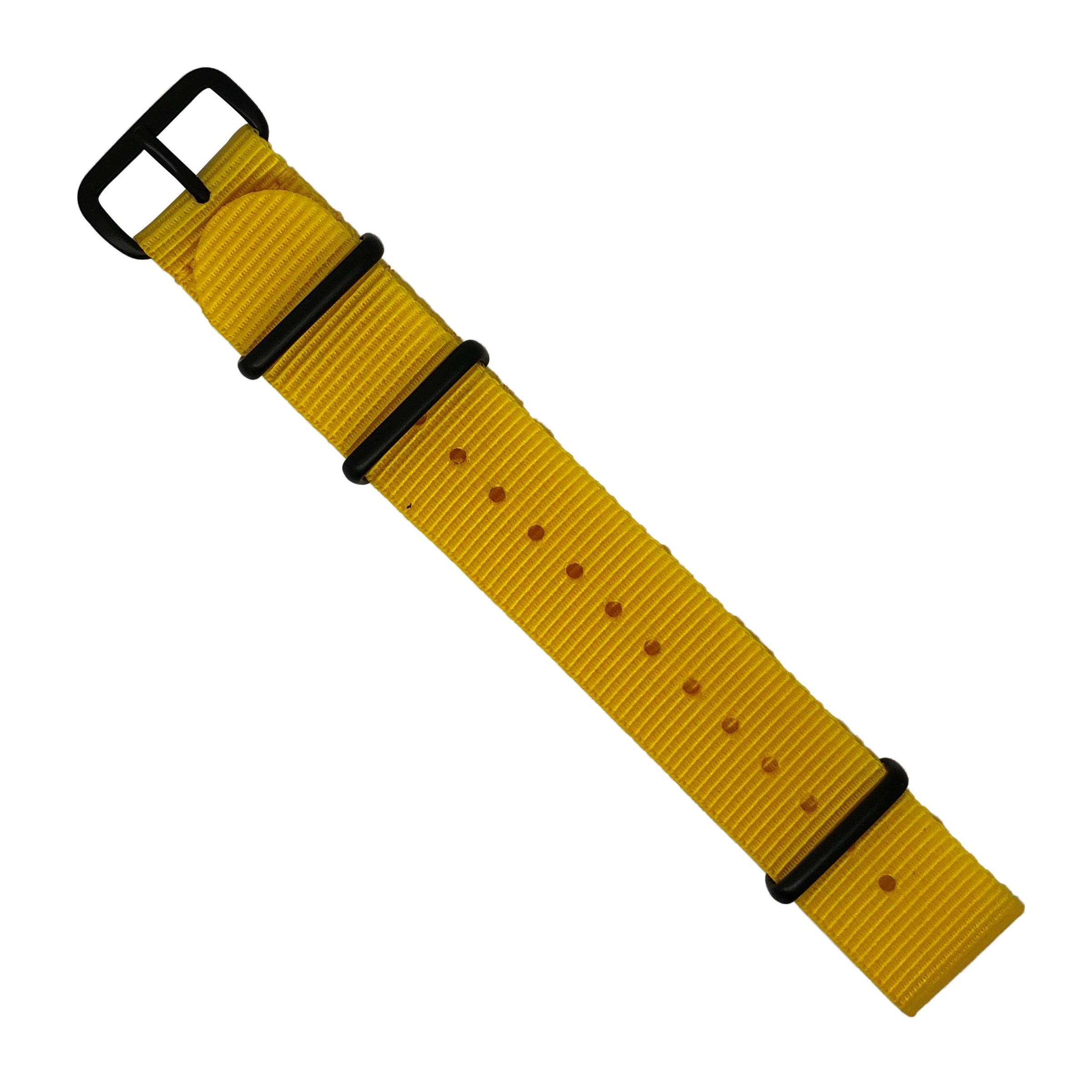 Premium Nato Strap in Yellow - Nomad Watch Works MY