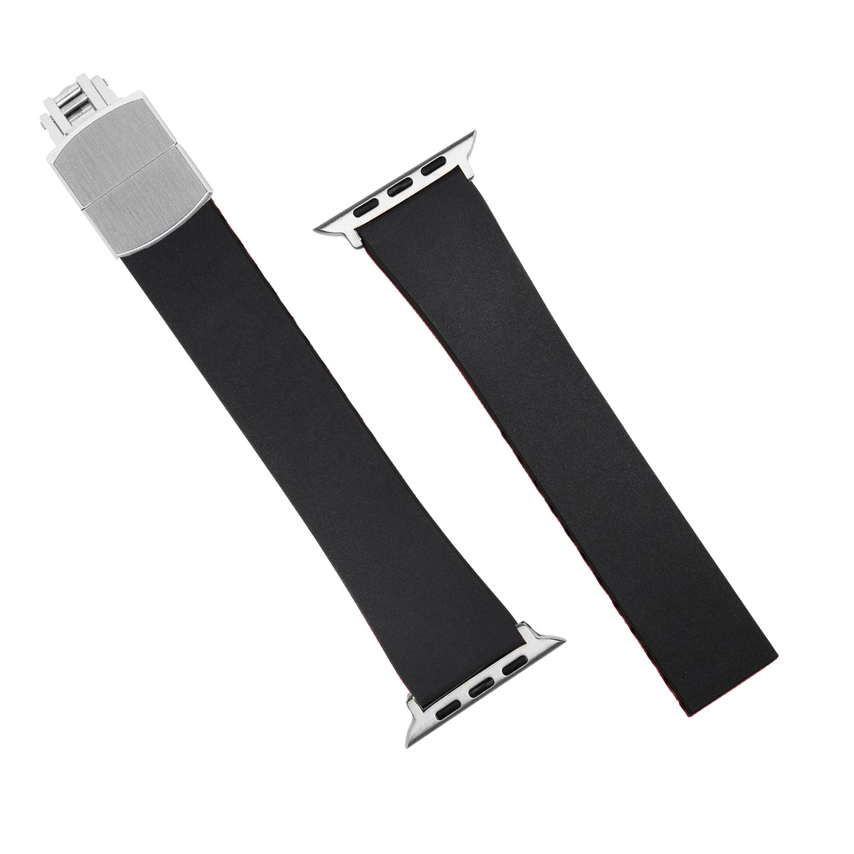 CTS Classic FKM Rubber Strap in Black (Apple Watch) - Nomad Watch Works MY