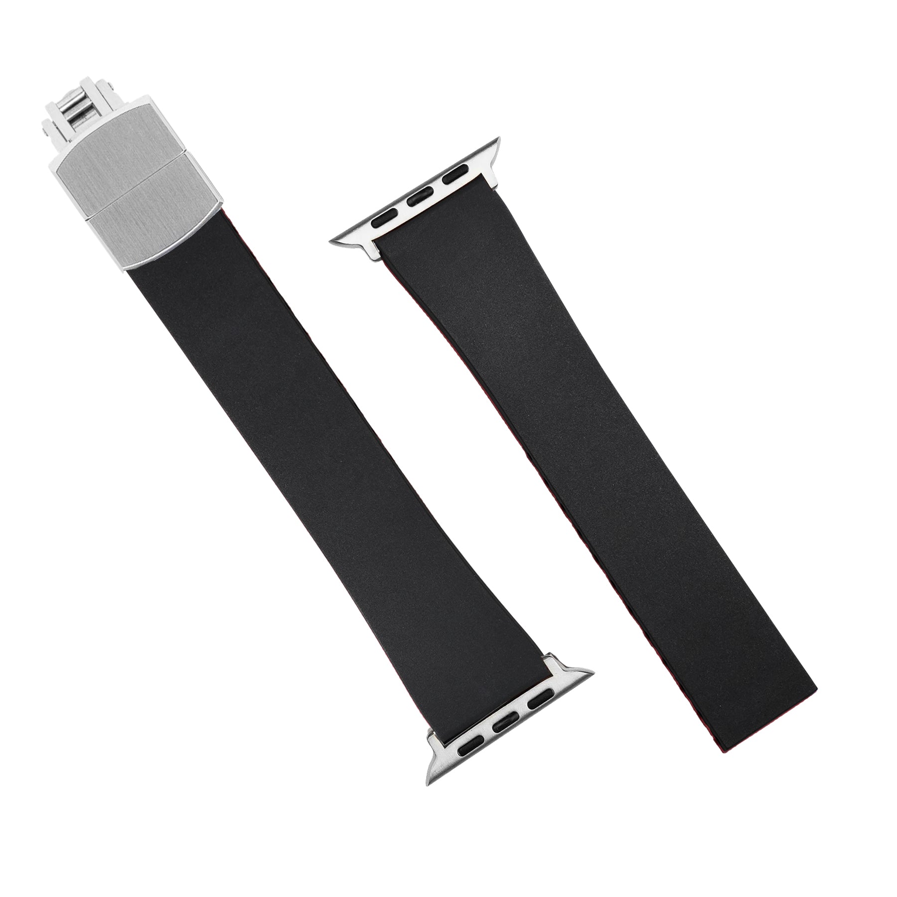 CTS Classic FKM Rubber Strap in Black (Apple Watch) - Nomad Watch Works MY