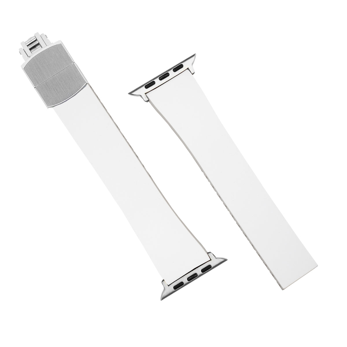 CTS Classic FKM Rubber Strap in White (Apple Watch) - Nomad Watch Works MY