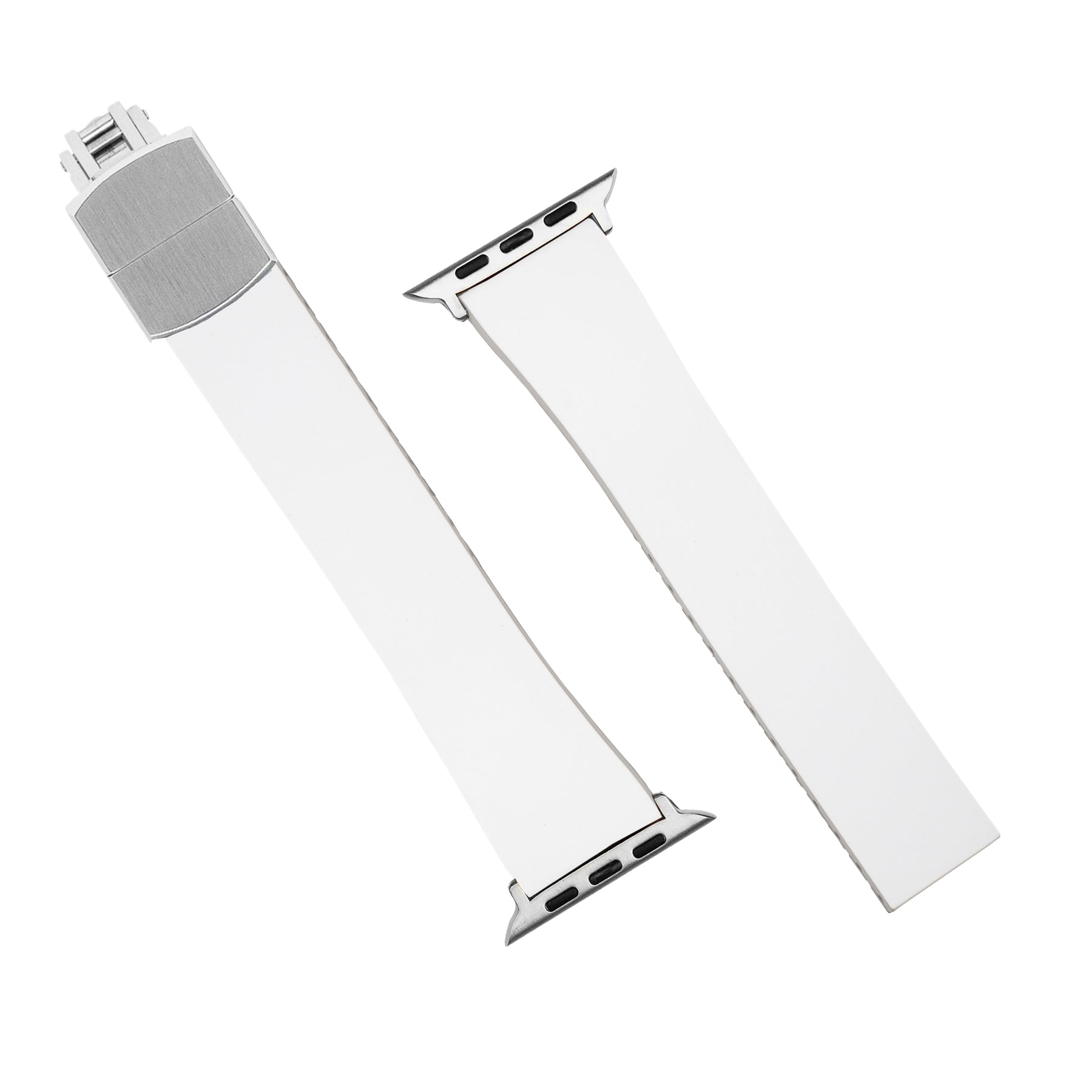 CTS Classic FKM Rubber Strap in White (Apple Watch) - Nomad Watch Works MY