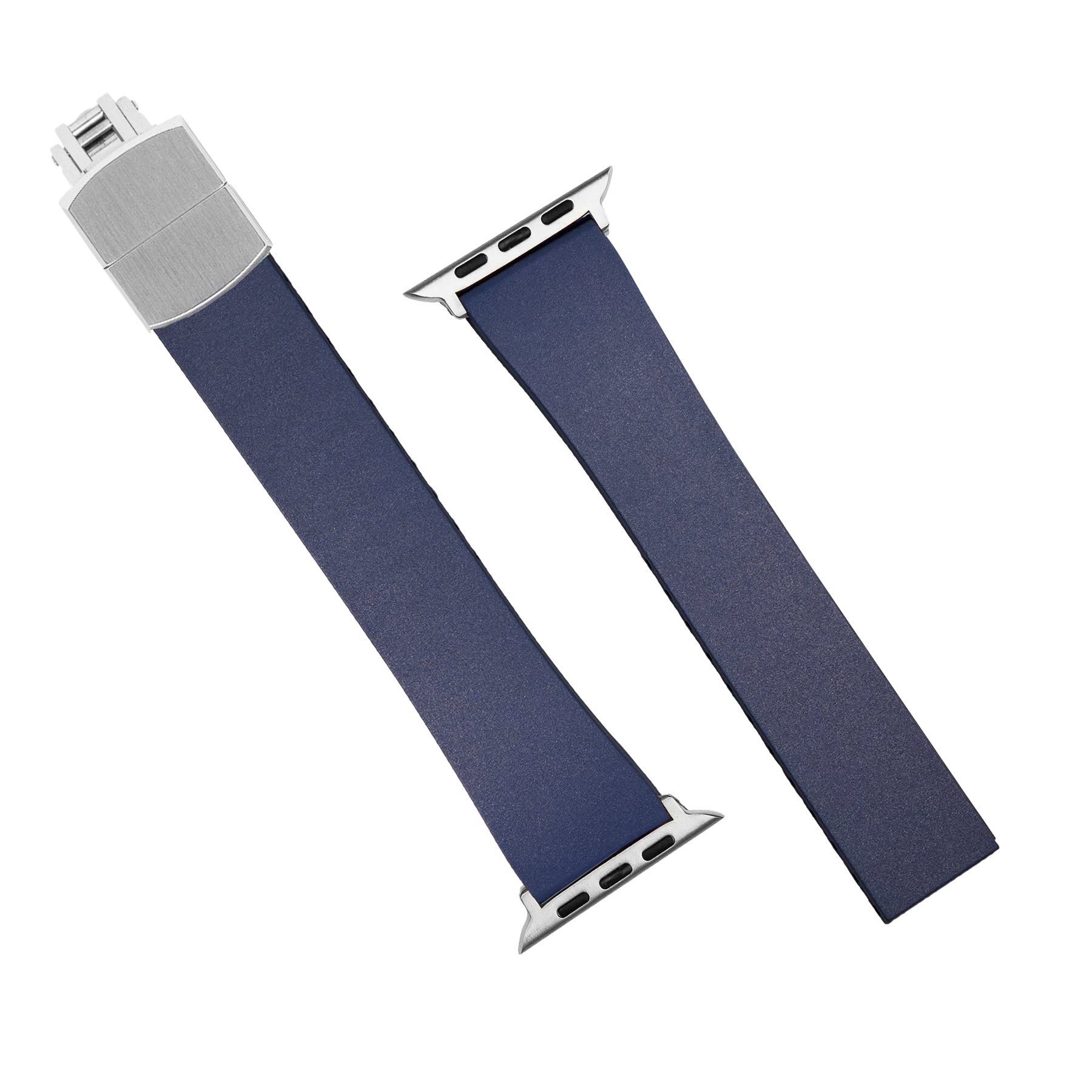 CTS Classic FKM Rubber Strap in Navy (Apple Watch) - Nomad Watch Works MY