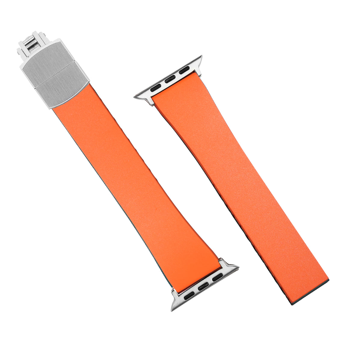 CTS Classic FKM Rubber Strap in Orange (Apple Watch) - Nomad Watch Works MY
