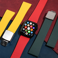 CTS Classic FKM Rubber Strap in Red (Apple Watch) - Nomad Watch Works MY