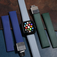 CTS Sports FKM Rubber Strap in Grey (Apple Watch) - Nomad Watch Works MY