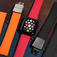 CTS Sports FKM Rubber Strap in Red (Apple Watch) - Nomad Watch Works MY