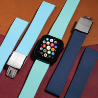 CTS Tropic FKM Rubber Strap in Tiffany (Apple Watch) - Nomad Watch Works MY