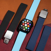 CTS Tropic FKM Rubber Strap in Baby Blue (Apple Watch) - Nomad Watch Works MY