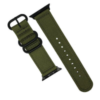 Nylon Zulu Strap in Olive (Apple Watch) - Nomad Watch Works MY