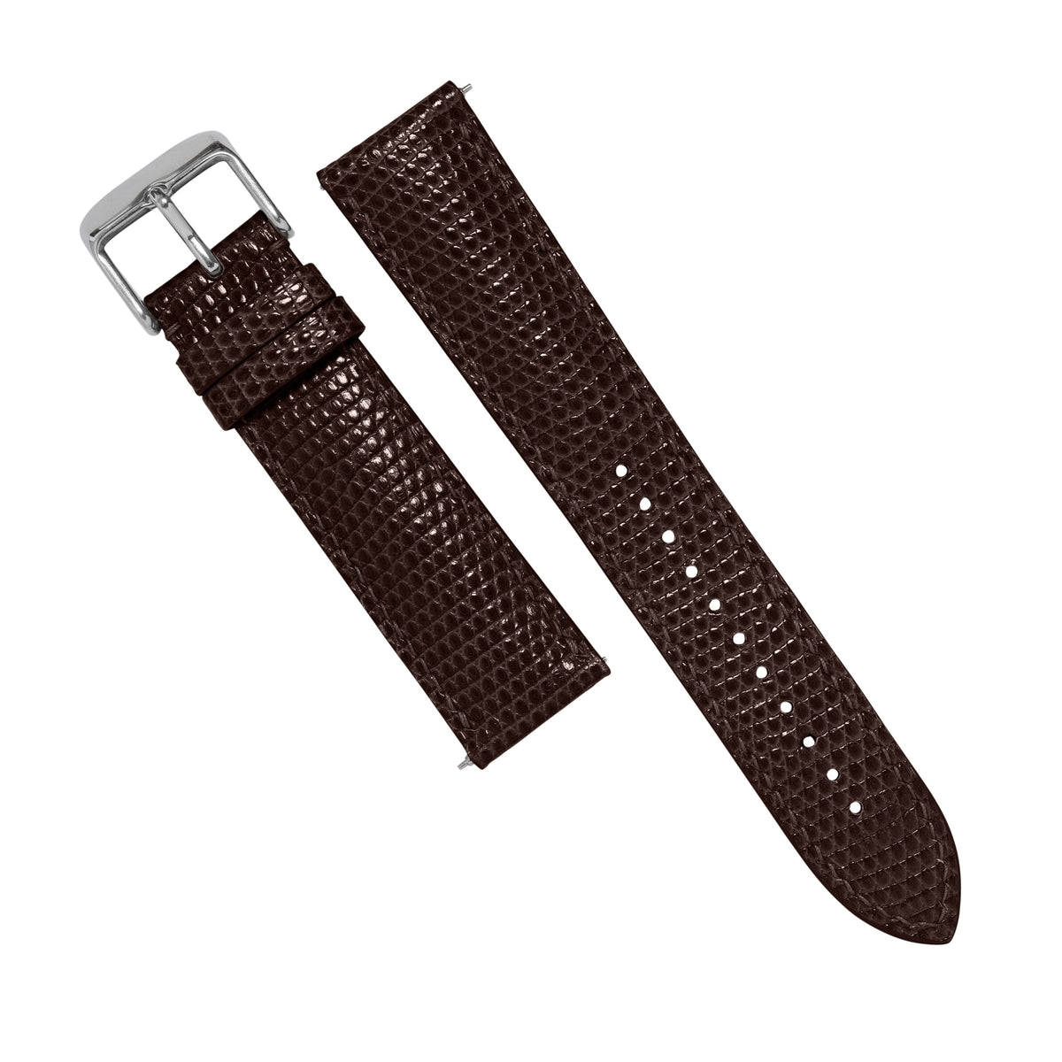 MTO Lizard Skin Strap in Brown - Nomad Watch Works MY