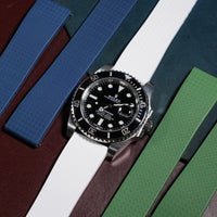 CTS Tropic FKM Rubber Strap in White - Nomad Watch Works MY
