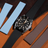 CTS Classic FKM Rubber Strap in Black - Nomad Watch Works MY
