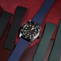 CTS Classic FKM Rubber Strap in Navy - Nomad Watch Works MY