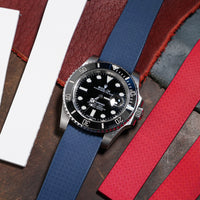 CTS Tropic FKM Rubber Strap in Navy - Nomad Watch Works MY