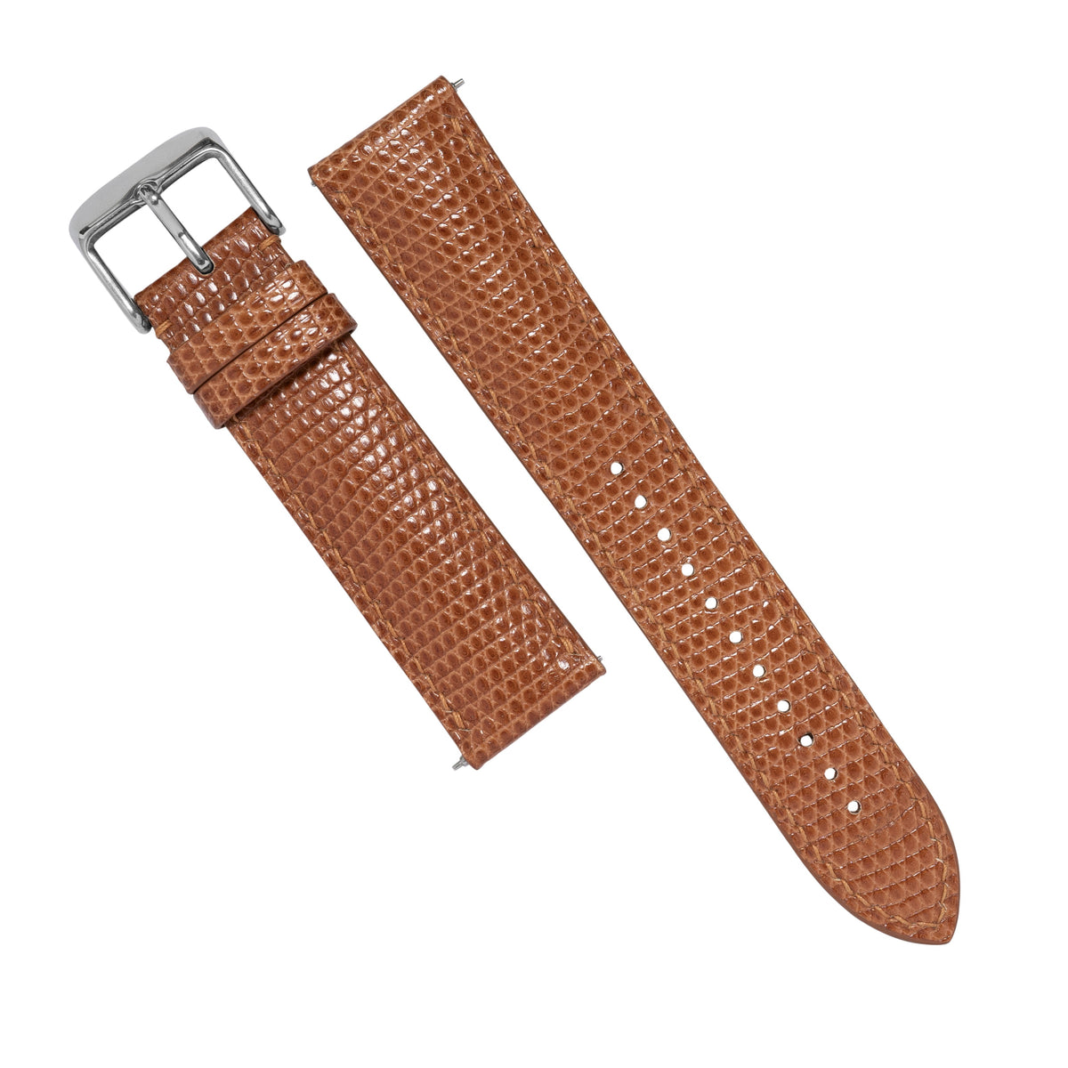MTO Lizard Skin Strap in Caramel - Nomad Watch Works MY