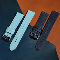 Dress Epsom Leather Strap in Dark Navy - Nomad Watch Works MY