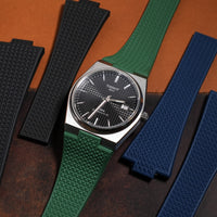 CTS Waffle FKM Rubber Strap in Green for Tissot PRX - Nomad Watch Works MY