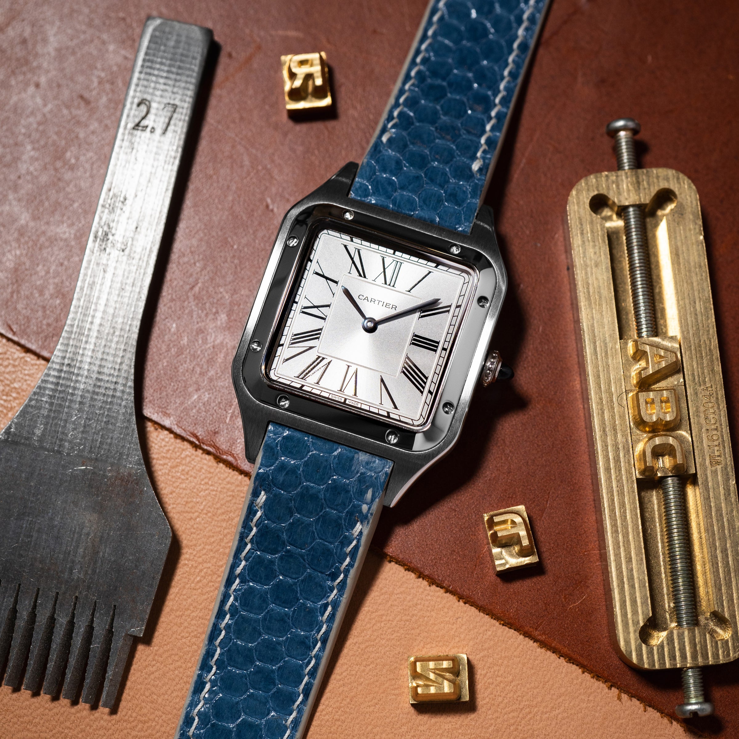 Custom Watch Strap for Cartier Santos Dumont - Nomad Watch Works MY